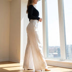 Luvia™ – Elegante palazzo-bukser med dekorativt bæltedetalje