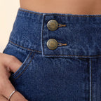 Elvara™ – Højtaljede Wide-Leg Jeans med Elegant Silhuet