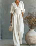 Frida | Elegant Flydende Jumpsuit