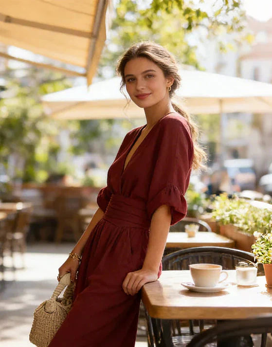 Frida | Elegant Flydende Jumpsuit