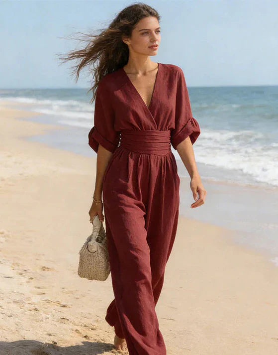 Frida | Elegant Flydende Jumpsuit
