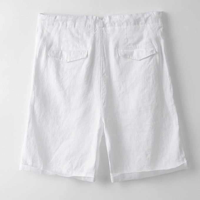 Sunseeker - Hørlærred Shorts med Snøre