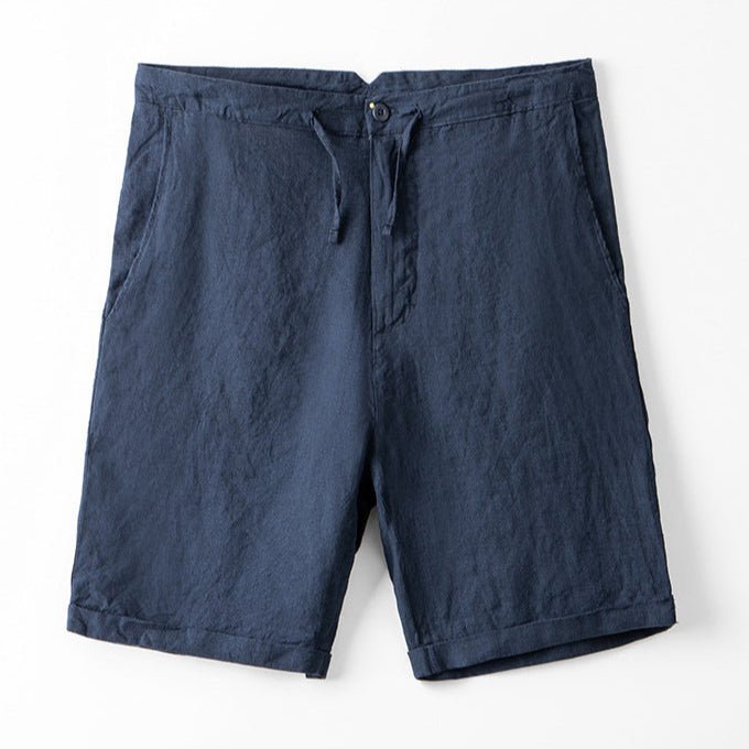 Sunseeker - Hørlærred Shorts med Snøre