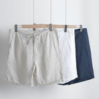 Sunseeker - Hørlærred Shorts med Snøre