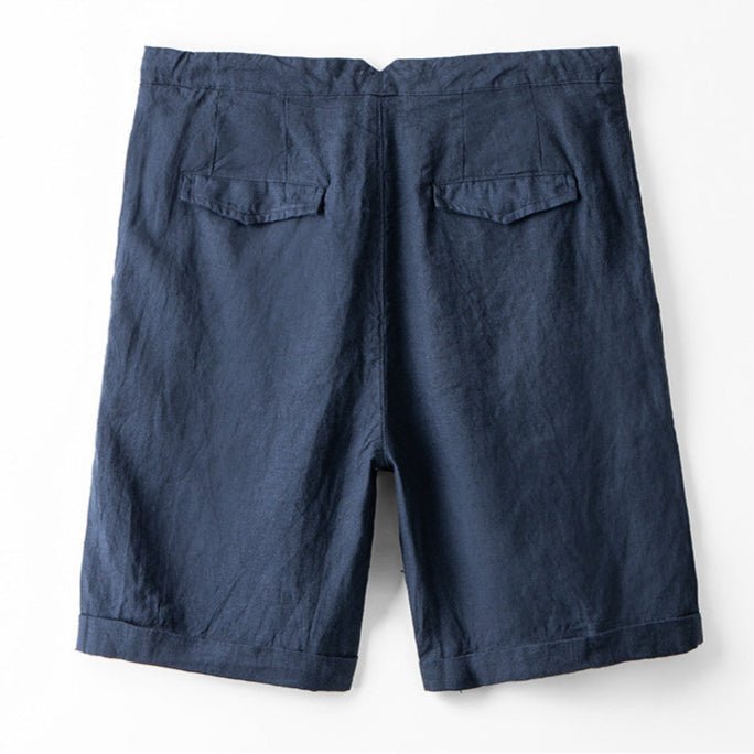 Sunseeker - Hørlærred Shorts med Snøre