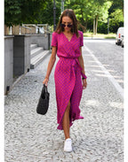Suzanne - Elegant V-hals kjole