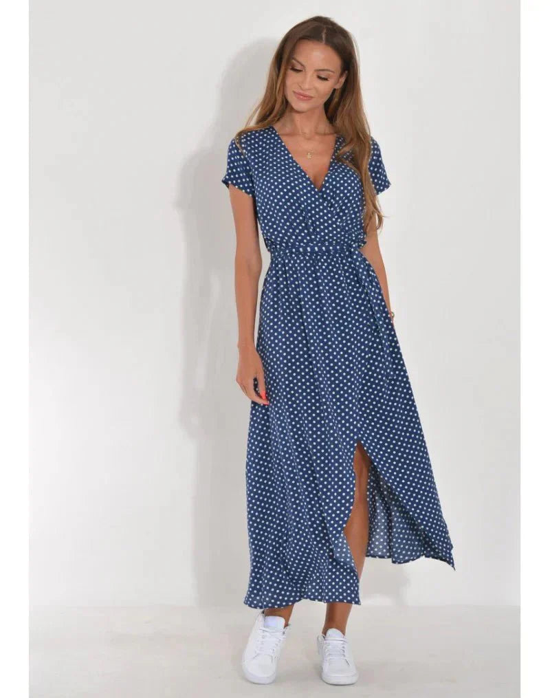 Suzanne - Elegant V-hals kjole