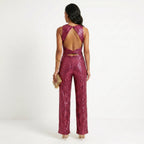 Madalena - Skinnende jumpsuit til fester: Glamour og uforglemmelig glans