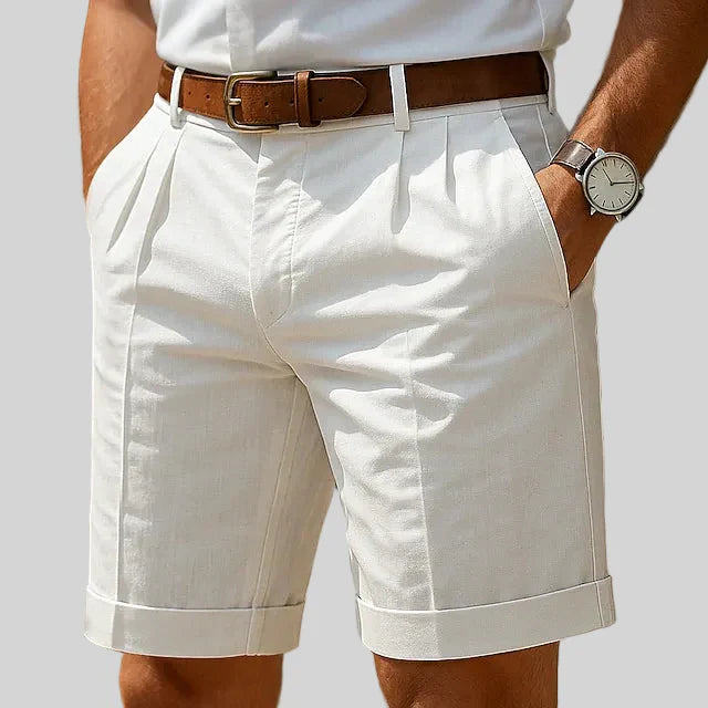 HUIS VAN LOON | Plisserede sommershorts til mænd