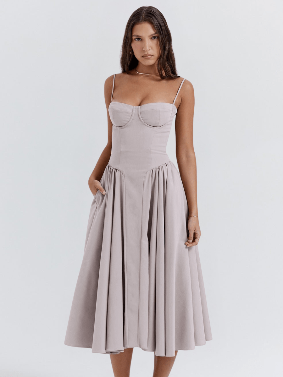 Valentine | Elegant retro-midi-kjole