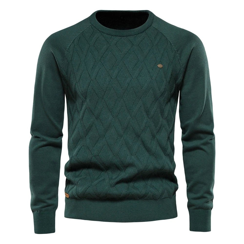 Daniel | Sweater til mænd med ternet design