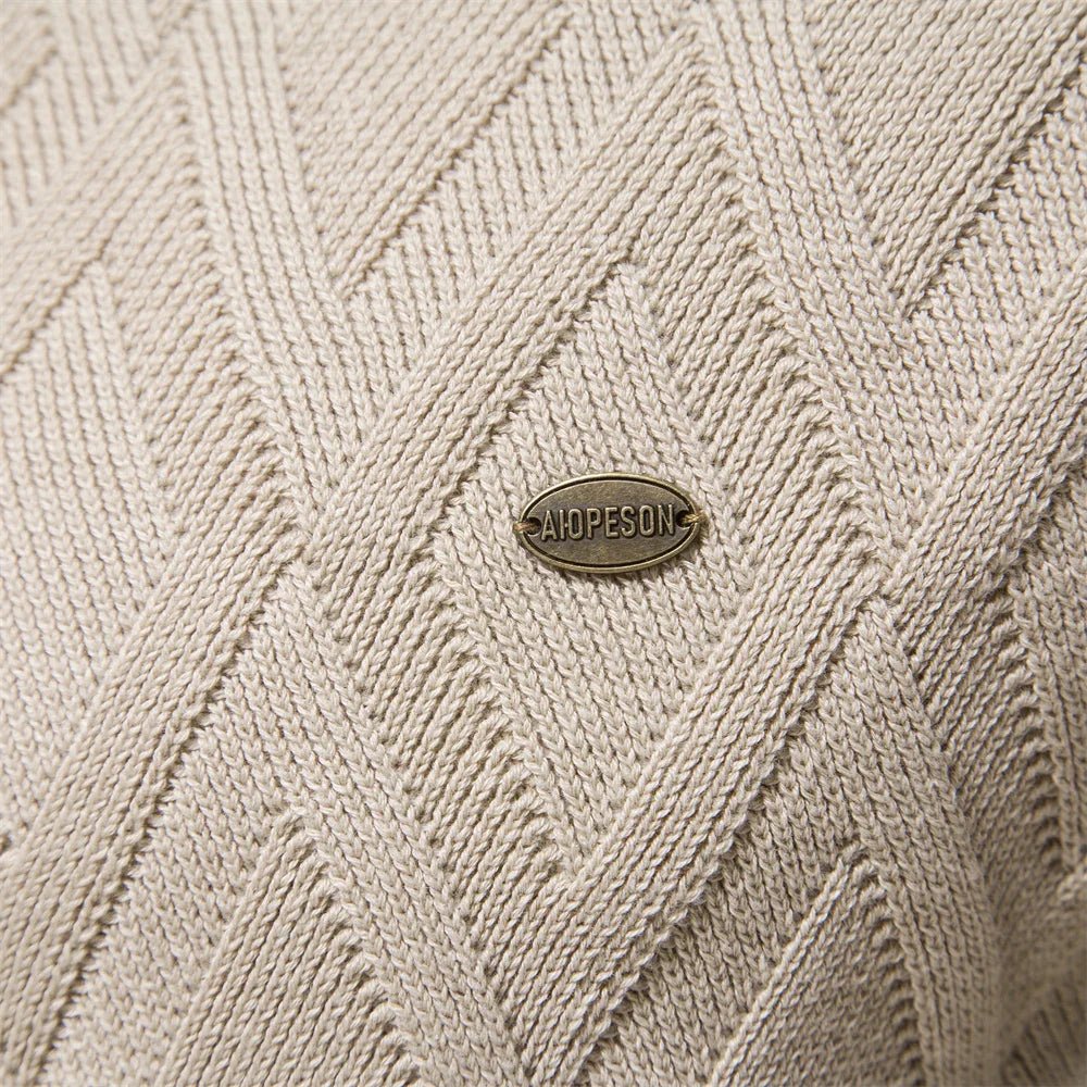 Daniel | Sweater til mænd med ternet design