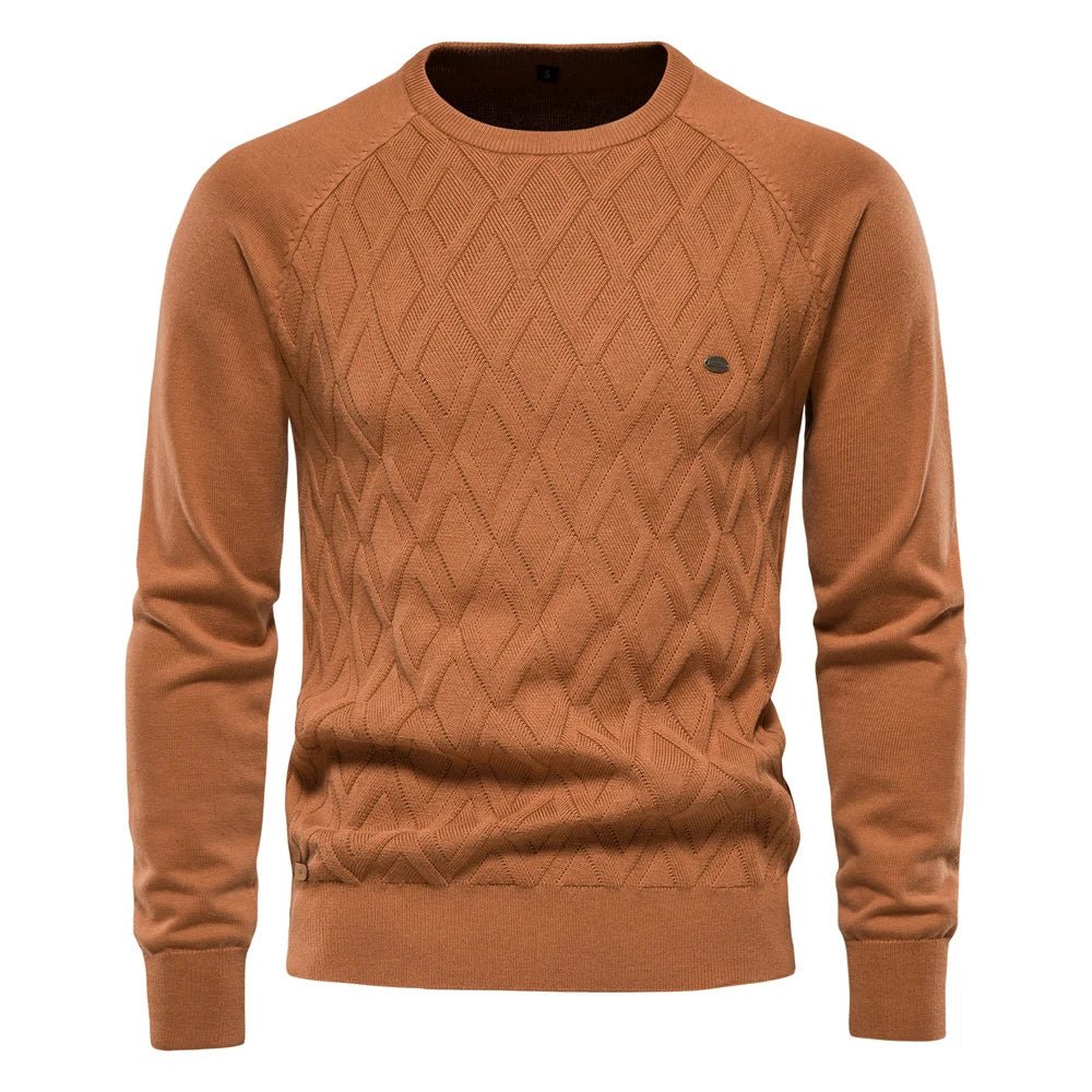 Daniel | Sweater til mænd med ternet design