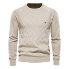 Daniel | Sweater til mænd med ternet design