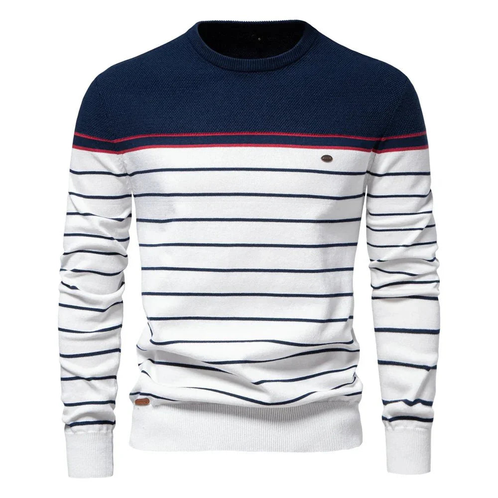 Sebastian | Herretrøje med stribet design