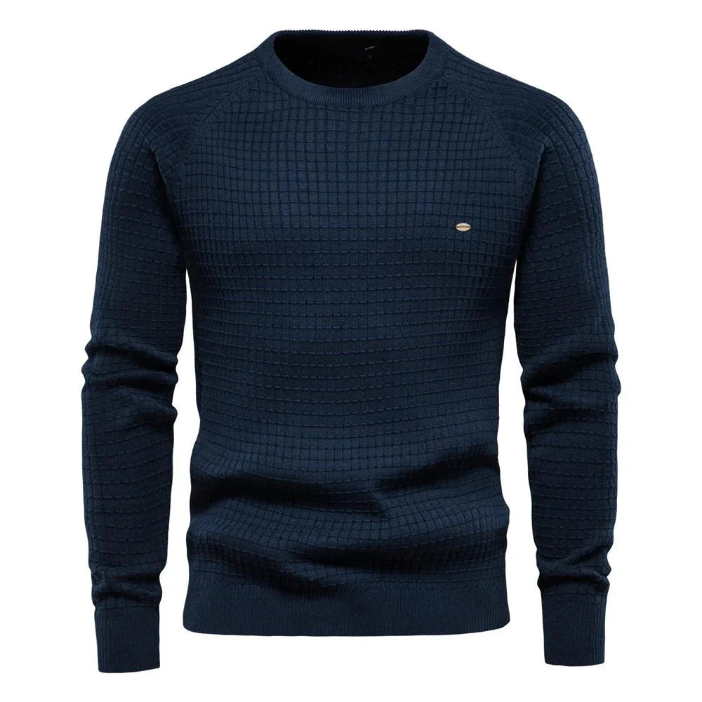Vincent | Sweater med ternet mønster