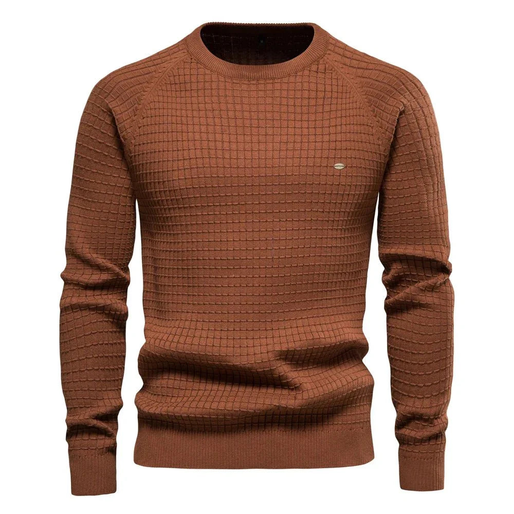 Vincent | Sweater med ternet mønster