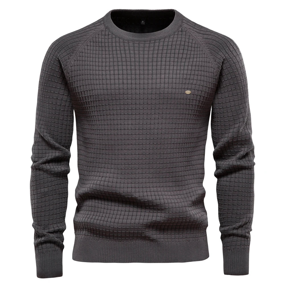 Vincent | Sweater med ternet mønster
