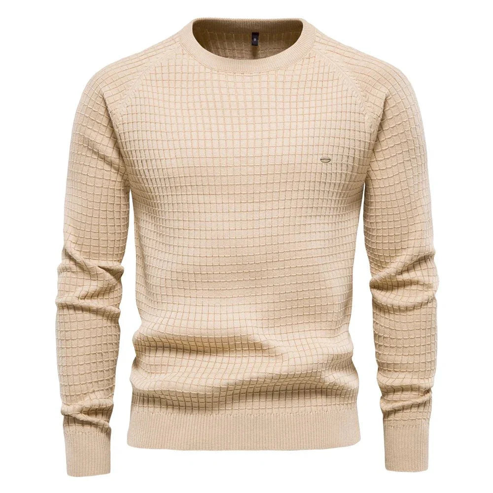 Vincent | Sweater med ternet mønster