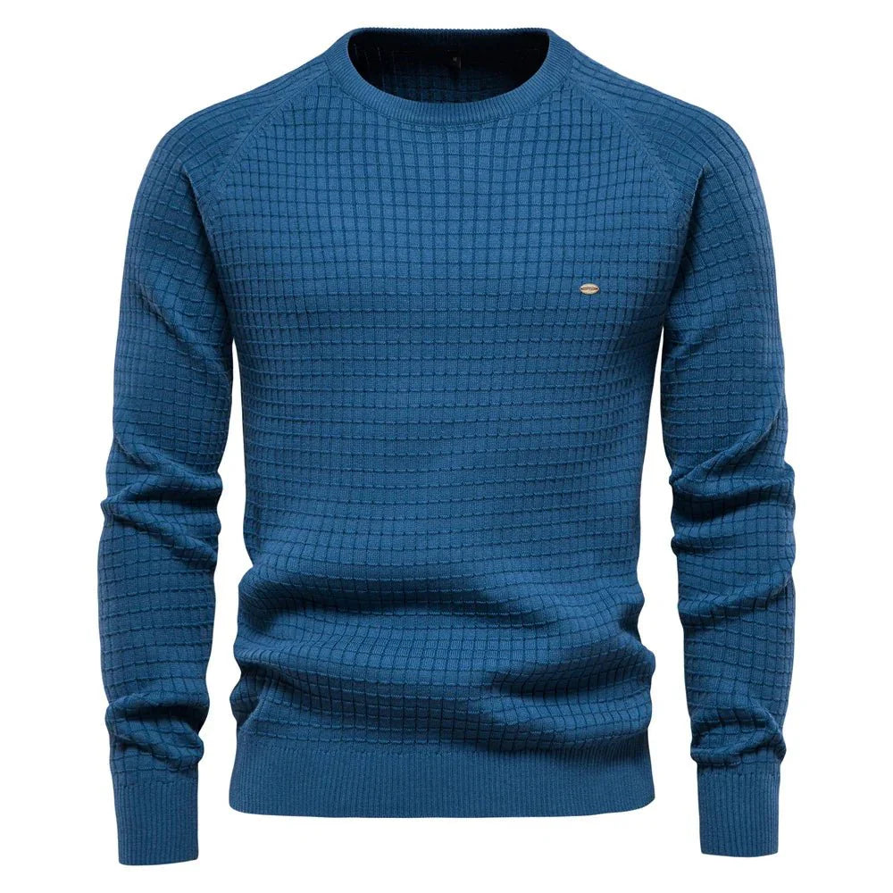 Vincent | Sweater med ternet mønster