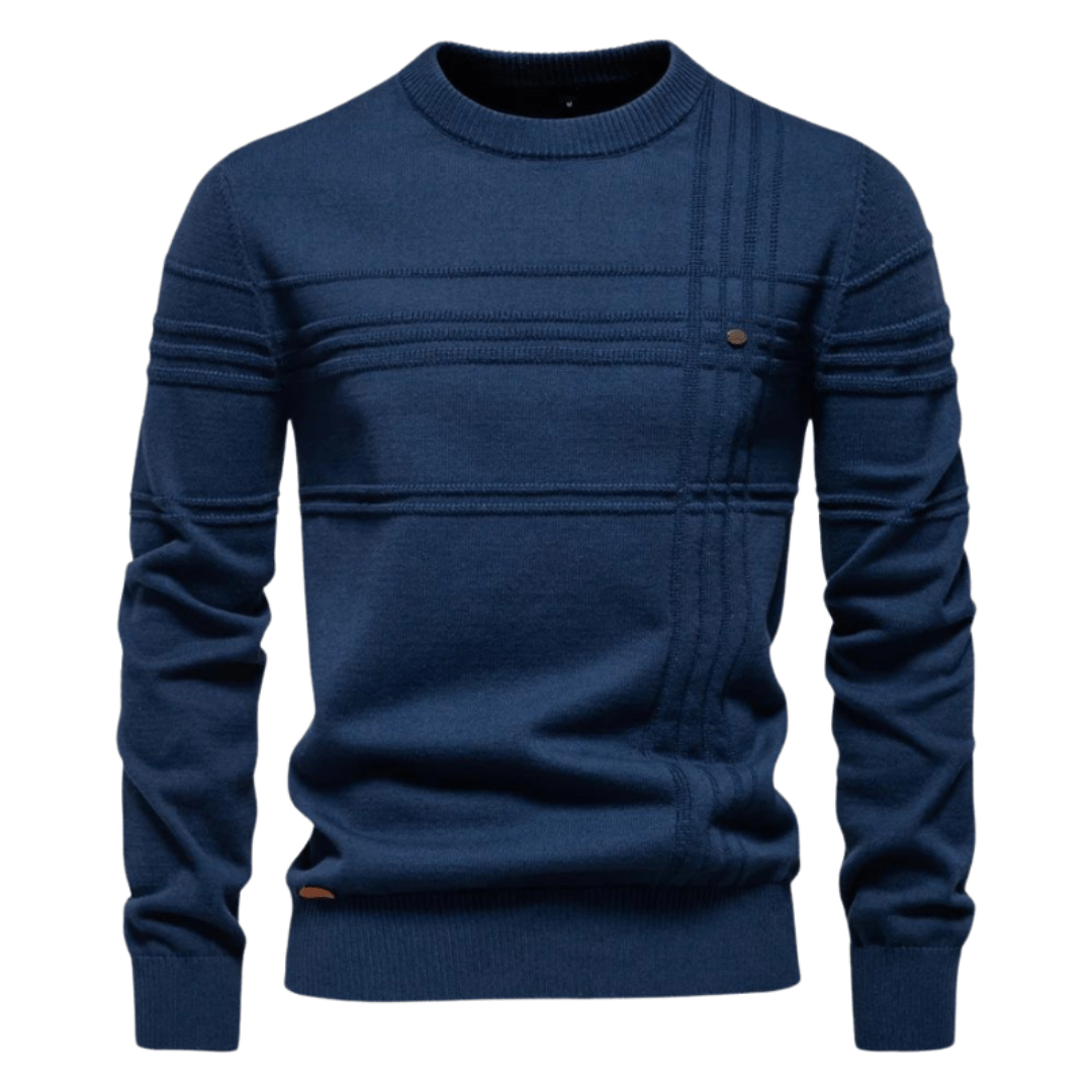 Gabriel | Herresweater med ternet design