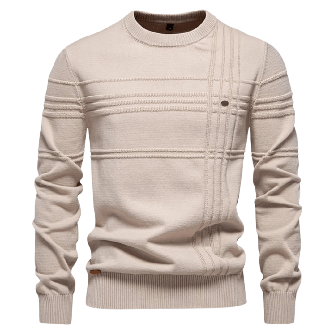 Gabriel | Herresweater med ternet design