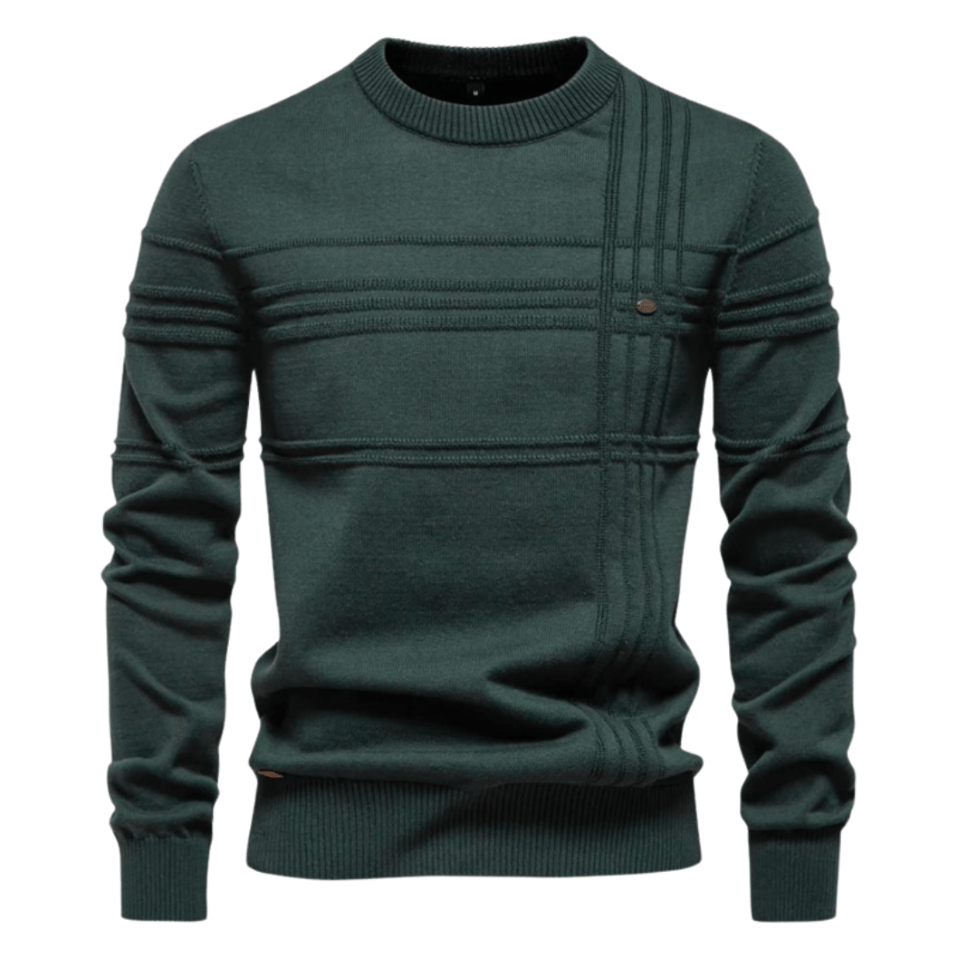 Gabriel | Herresweater med ternet design