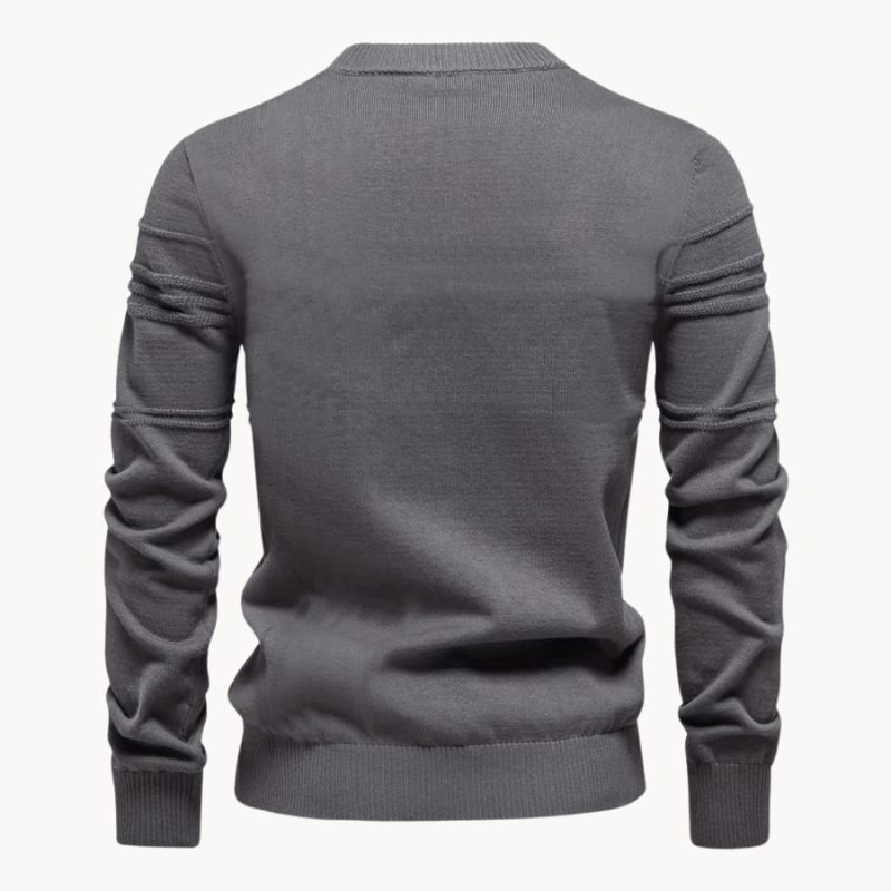 Gabriel | Herresweater med ternet design