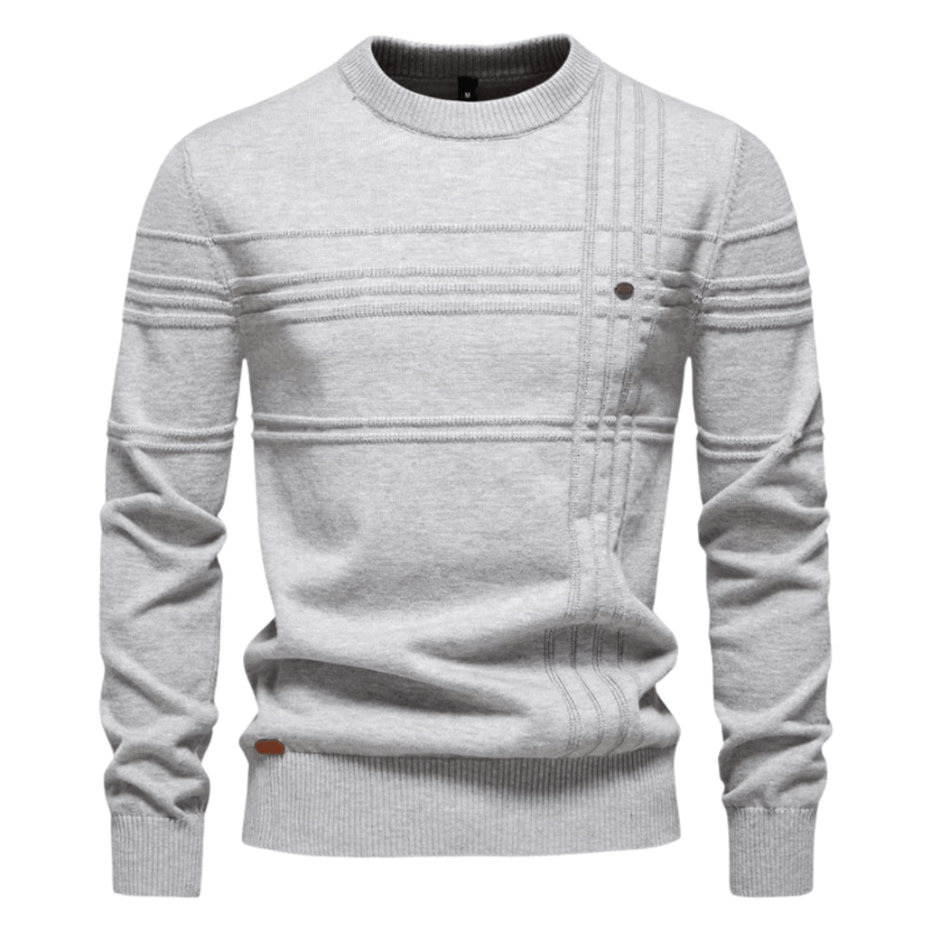 Gabriel | Herresweater med ternet design