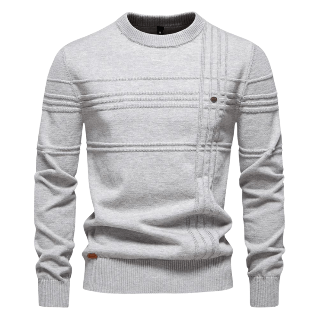 Gabriel | Herresweater med ternet design