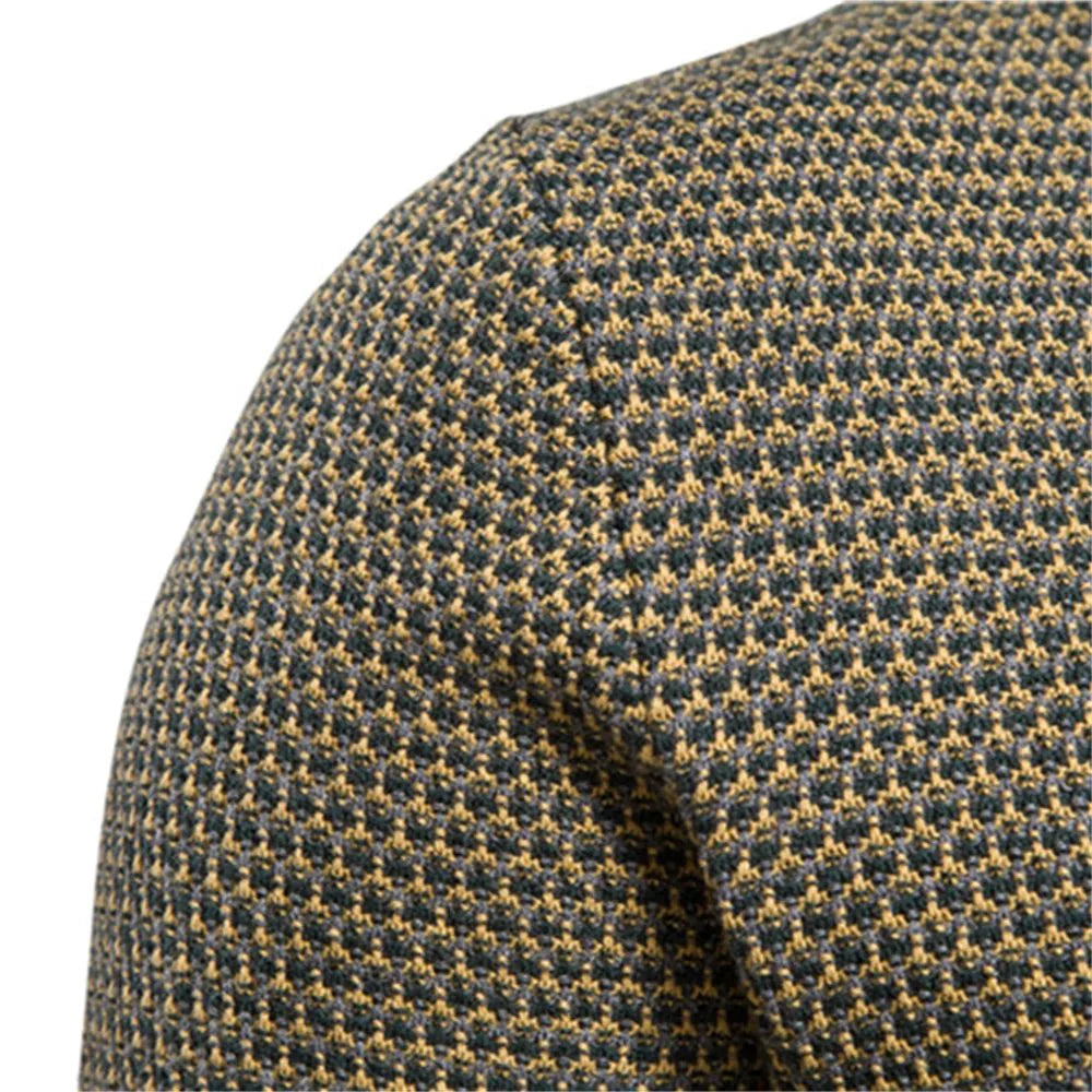 Julius | Herresweater Med Diamantmønster