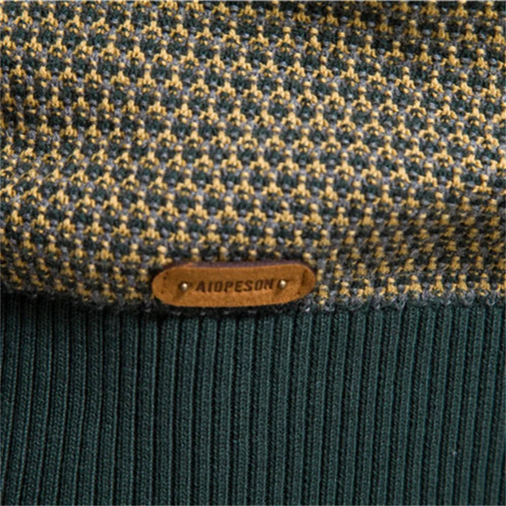 Julius | Herresweater Med Diamantmønster