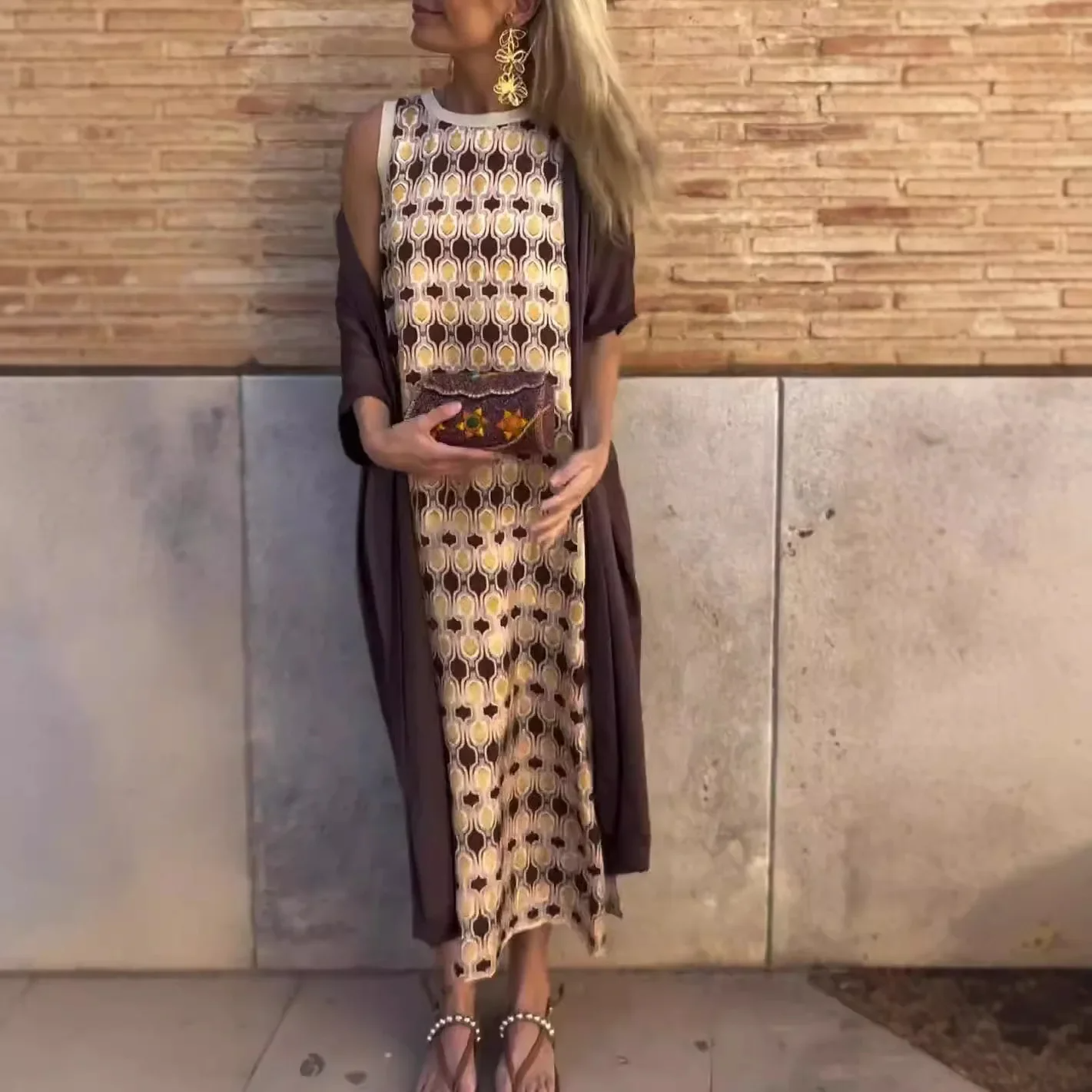 Esther | Elegant Kjole med Vest