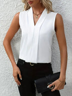 Violette | Casual V-udskåret top