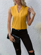 Violette | Casual V-udskåret top