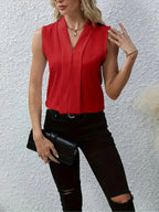 Violette | Casual V-udskåret top