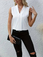 Violette | Casual V-udskåret top