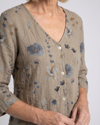 Damebluse | Trekvart ærme