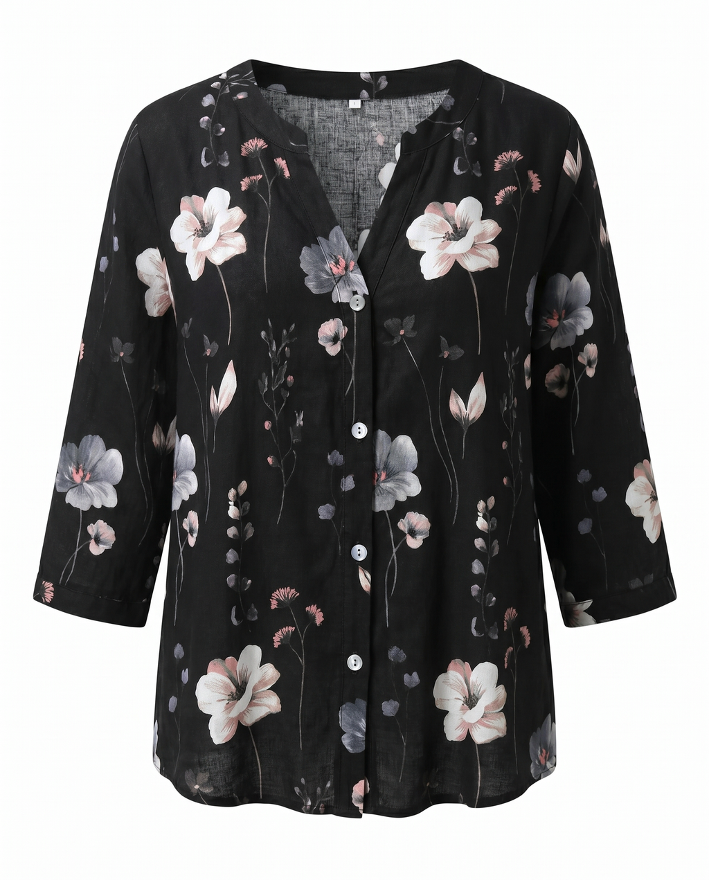 Damebluse | Trekvart ærme