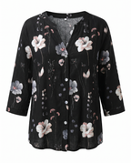 Damebluse | Trekvart ærme