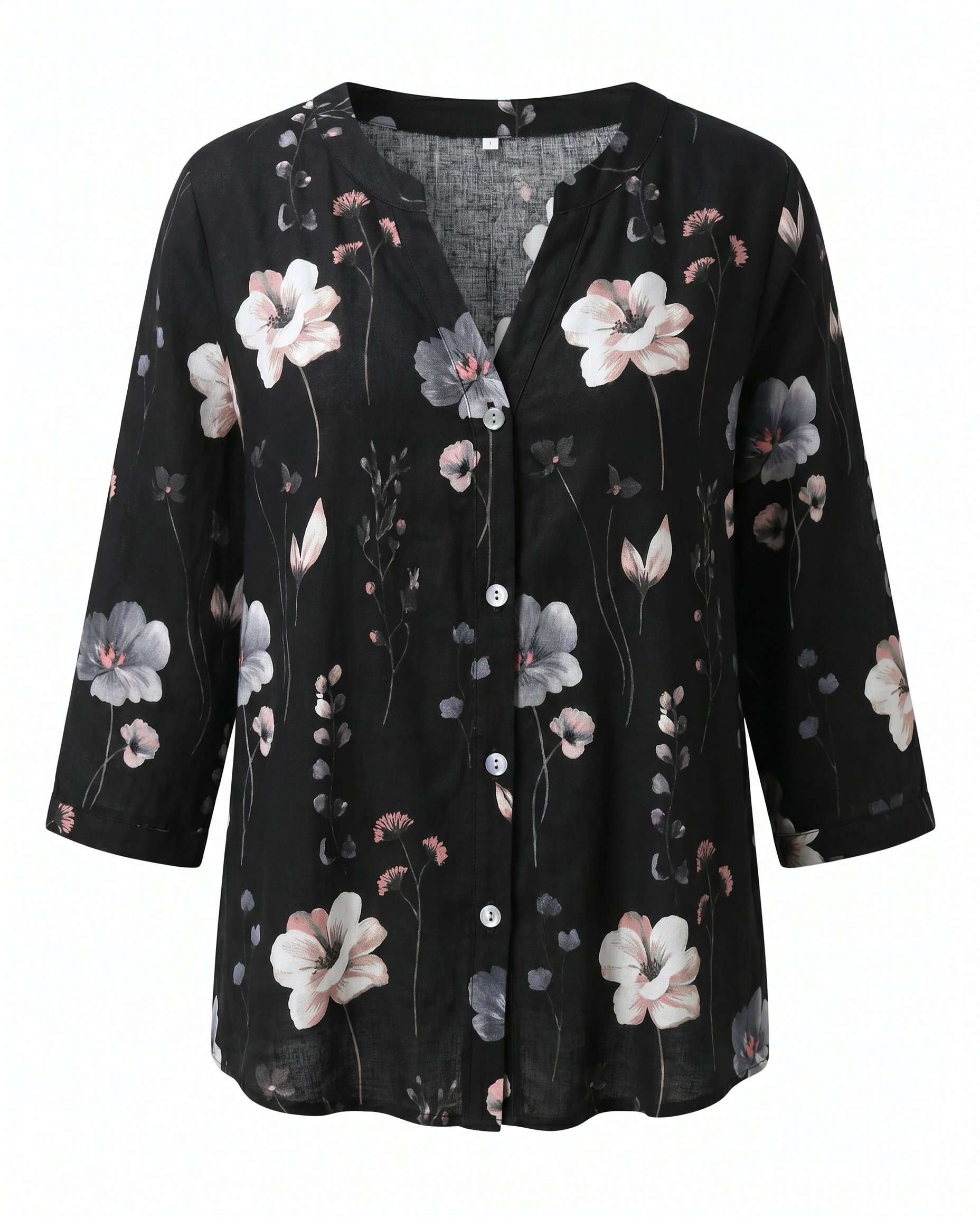 Damebluse | Trekvart ærme