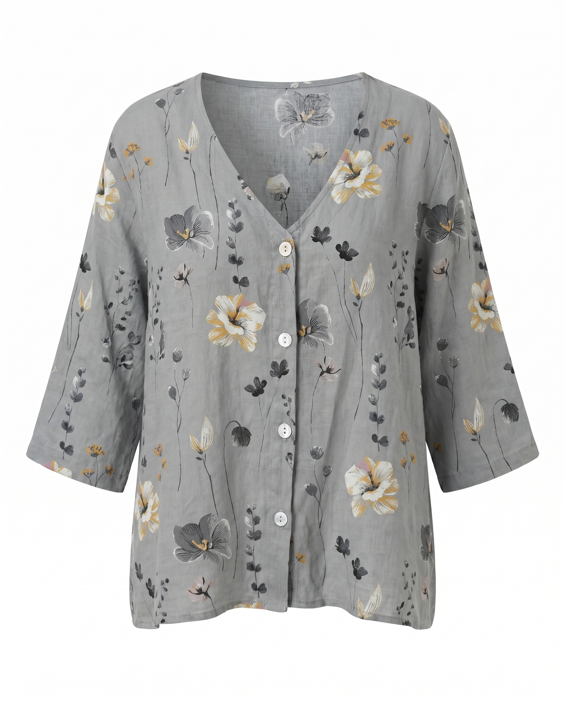 Damebluse | Trekvart ærme